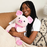 Hugimals World - NEW! Hugimals Weighted Stuffed Animal Harper the Pig