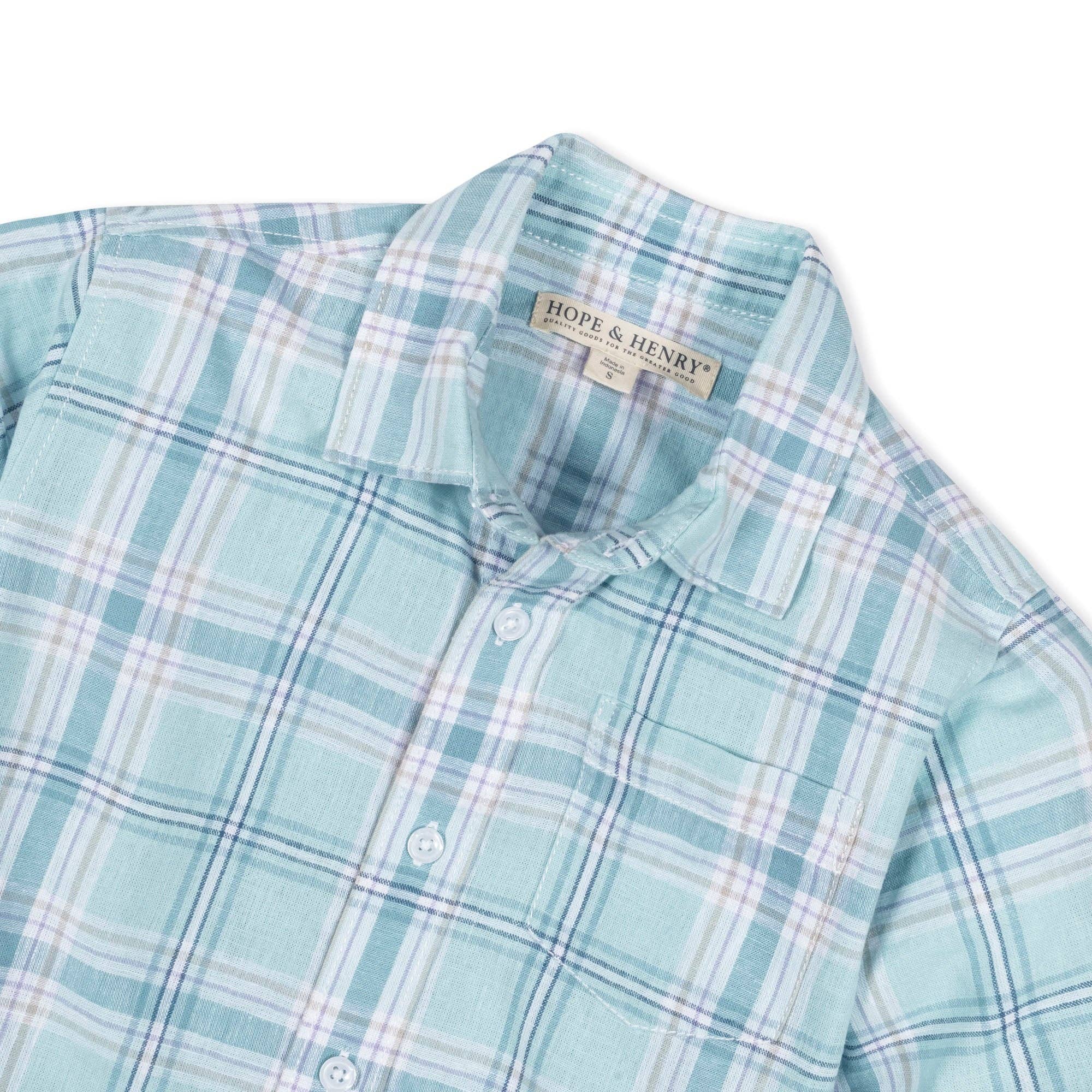 Image of Hope and Henry - Linen Button Down Shirt