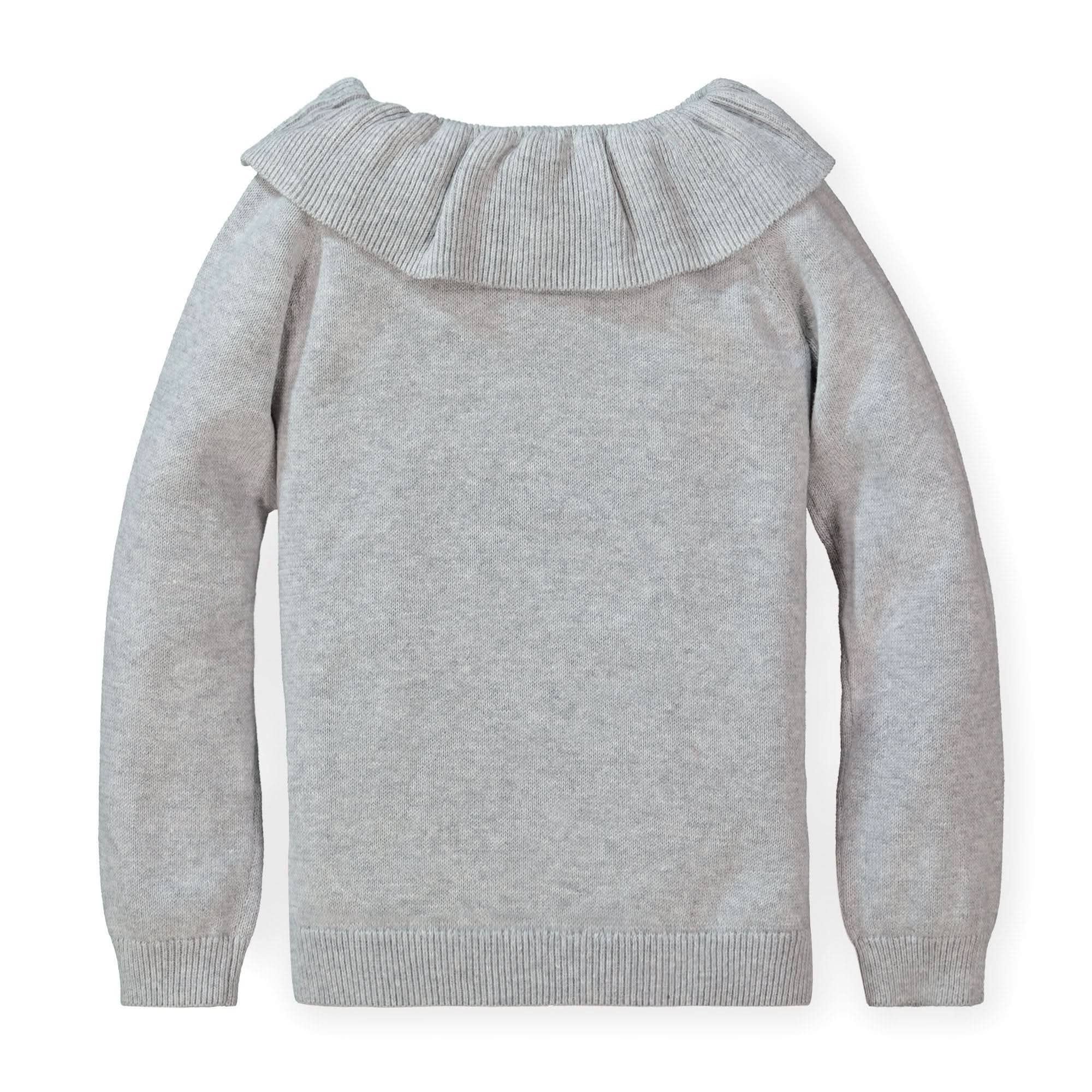 Image of Organic Ruffle Collar Sweater - Baby