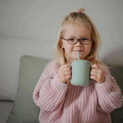 Image of Silicone Training Cup + Straw