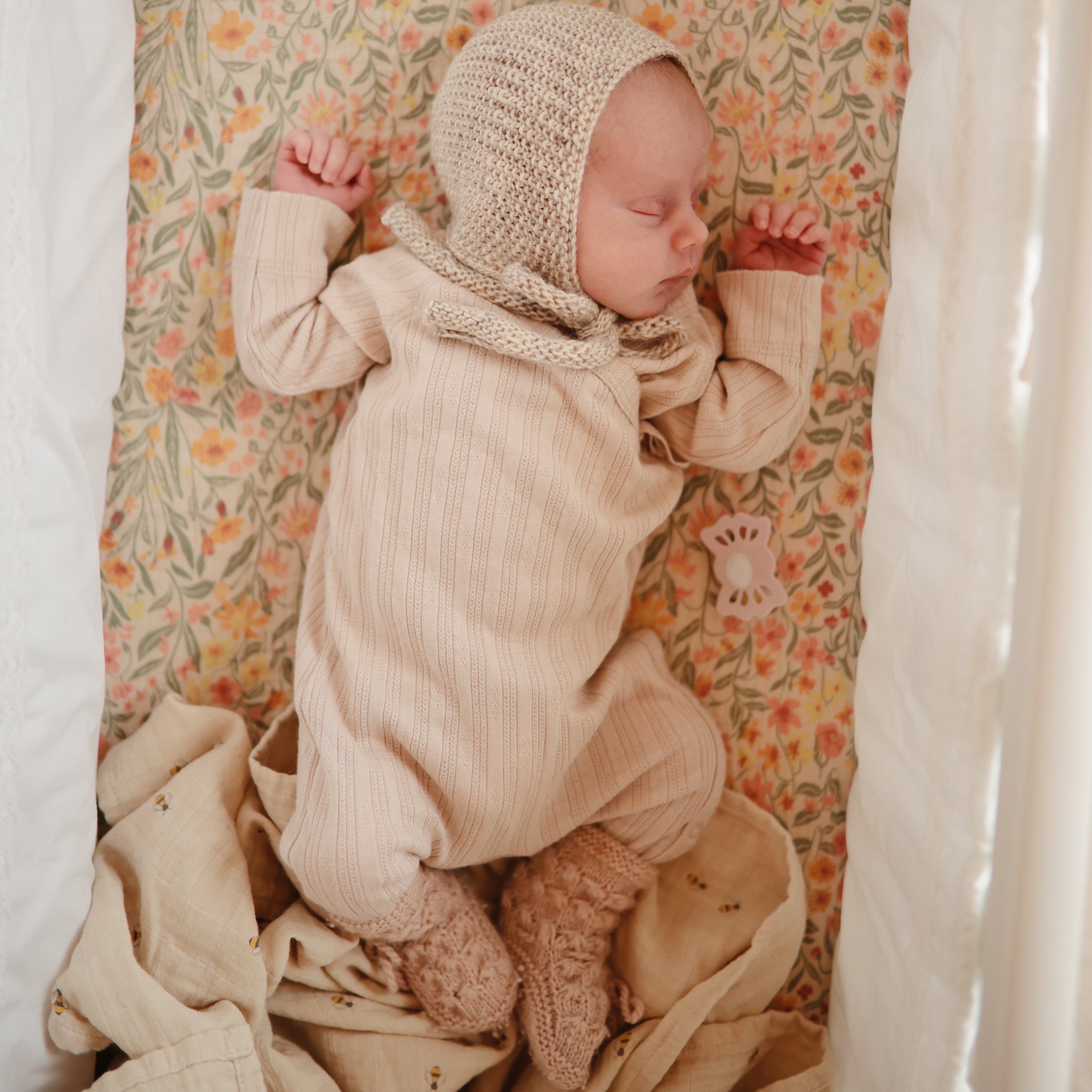 Image of Mini Muslin Crib Sheet