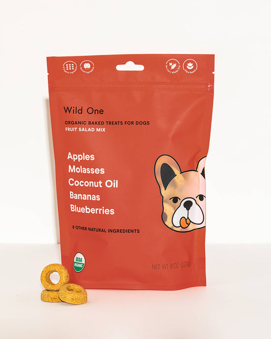 Wild One - Organic Fruit Salad Vegan Baked Dog Treats