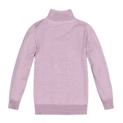 Image of Organic Fine Gauge Half Zip Sweater