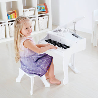 Deluxe Grand Piano, White