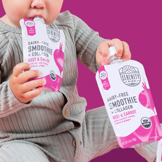 Serenity Kids Beet & Carrot Smoothie with Grass Fed Collagen Pouch