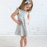 Colored Organics - Organic Baby & Kids Tilly Tiered Dress - Lena Floral: 5T/6