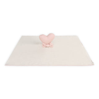 Viverano Organics - Heart - Organic Baby Lovey Security Blanket