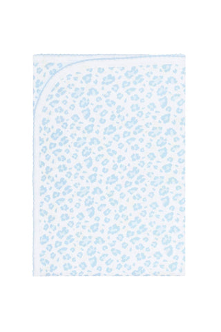 Nellapima - Blue Cheetah Print Blanket