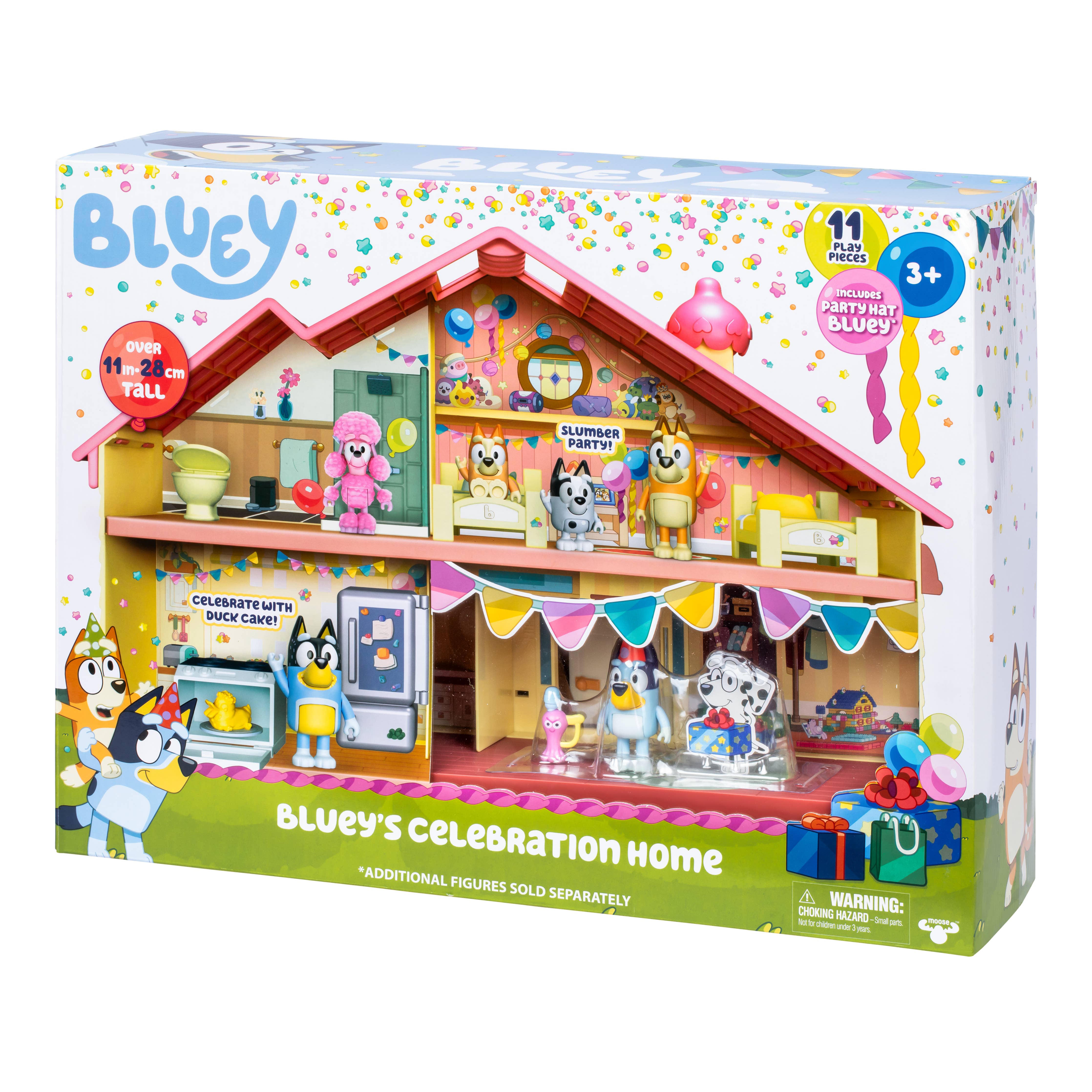 Moose Toys Bluey Birthday Celebration House