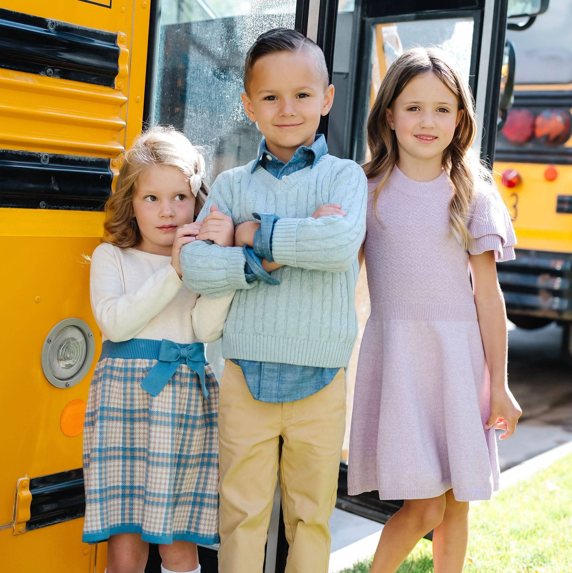 Organic Flutter Sleeve Sweater Dress