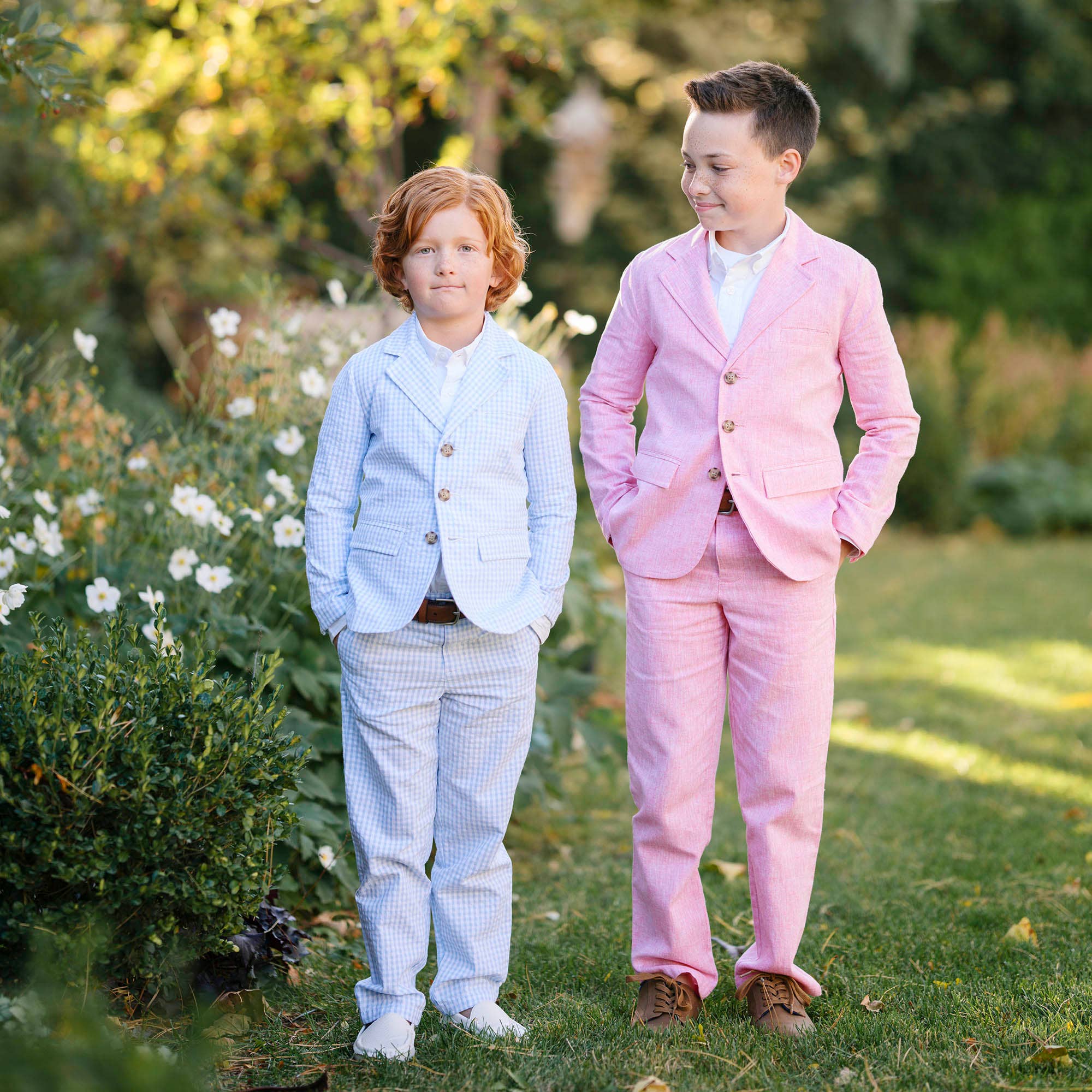 Image of Hope and Henry - Organic Seersucker Suit Jacket