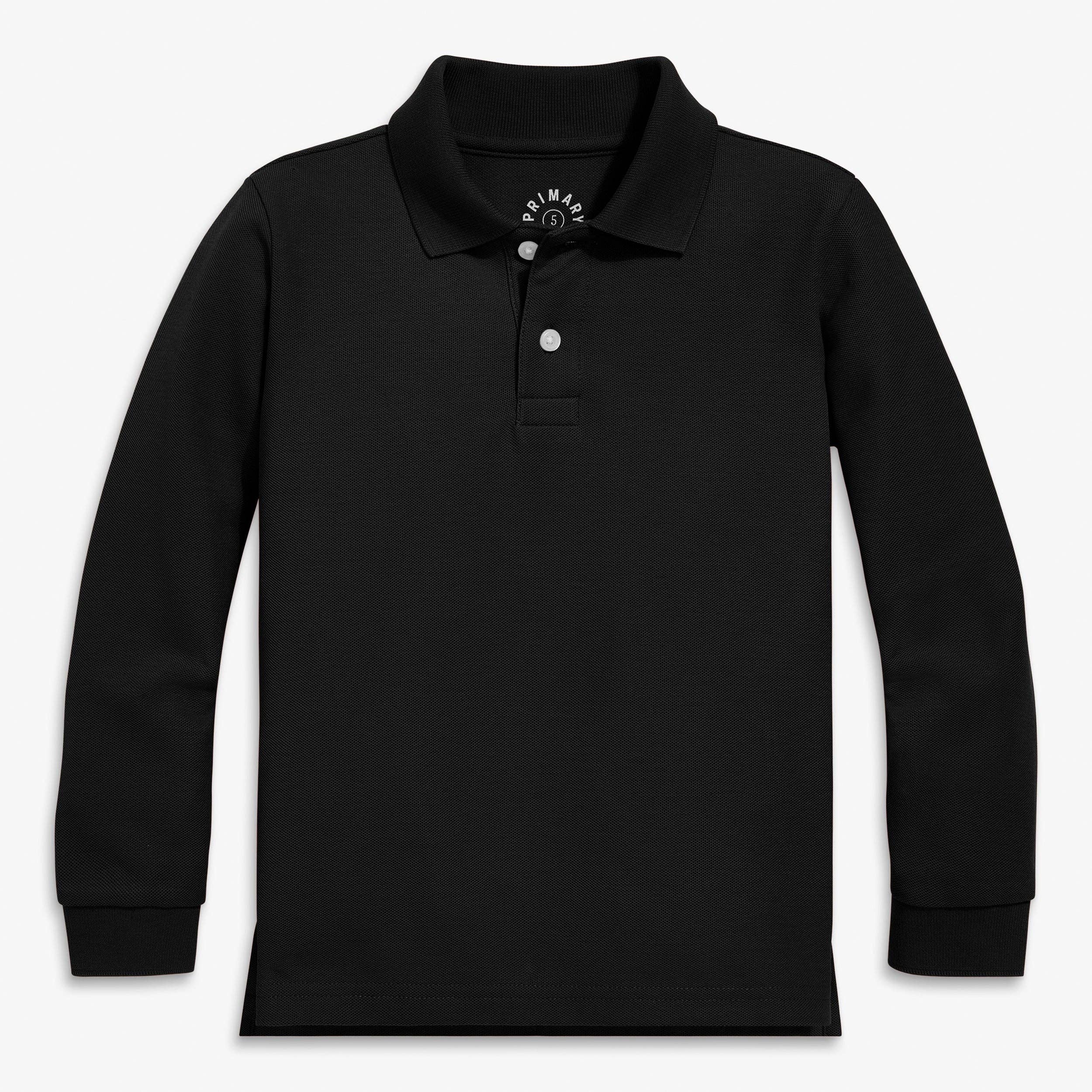 Primary - Long sleeve pique polo