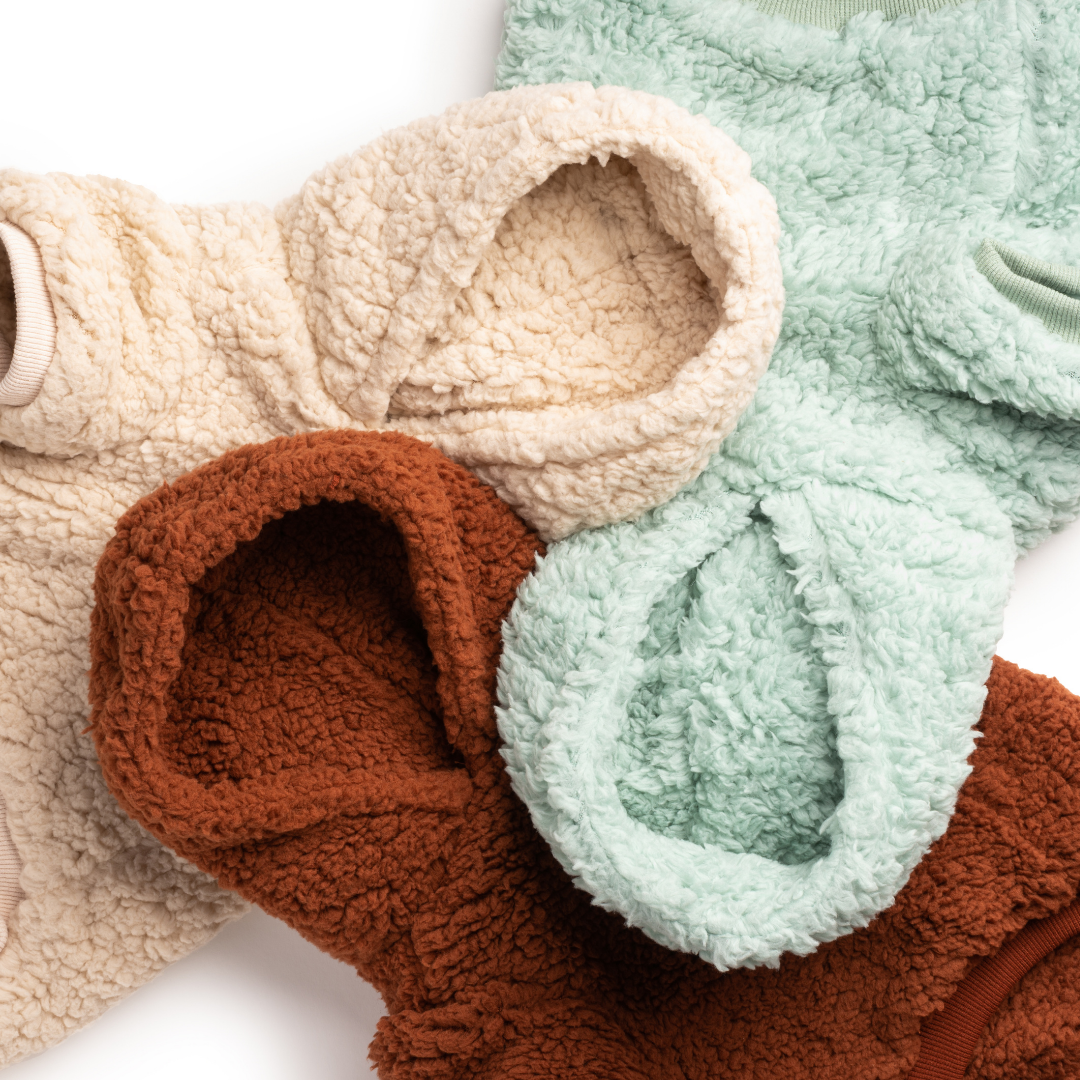 Image of fabdog - Rust Sherpa Dog Hoodie: 20