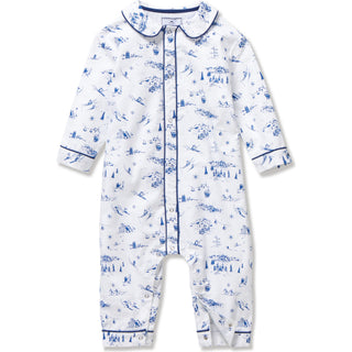 Baby's Twill Cambridge Romper In Chalet Toile
