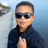 Babiators - Jet Black Navigator Baby and Kids Sunglasses: JET BLACK / Ages 6+