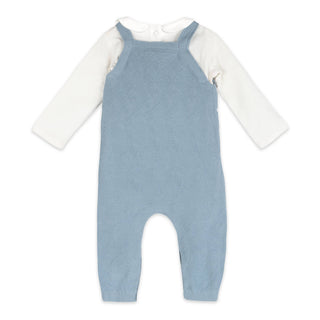 Viverano Organics - Wildflower Embr Knit Baby Overall Set (Organic Cotton)