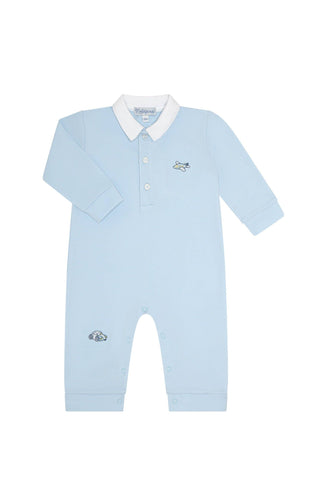 Nellapima - Mini Voyages Embroidery Romper LS