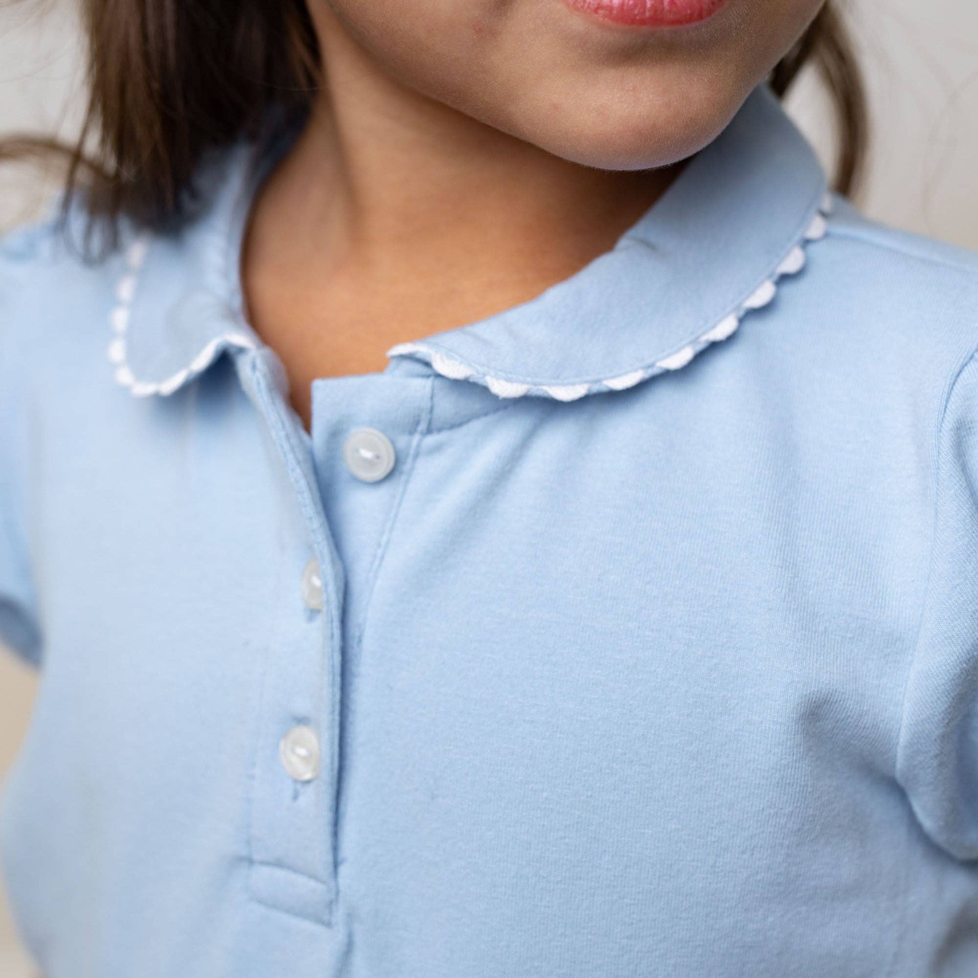 Image of Hope and Henry - Organic Puff Sleeve Polo