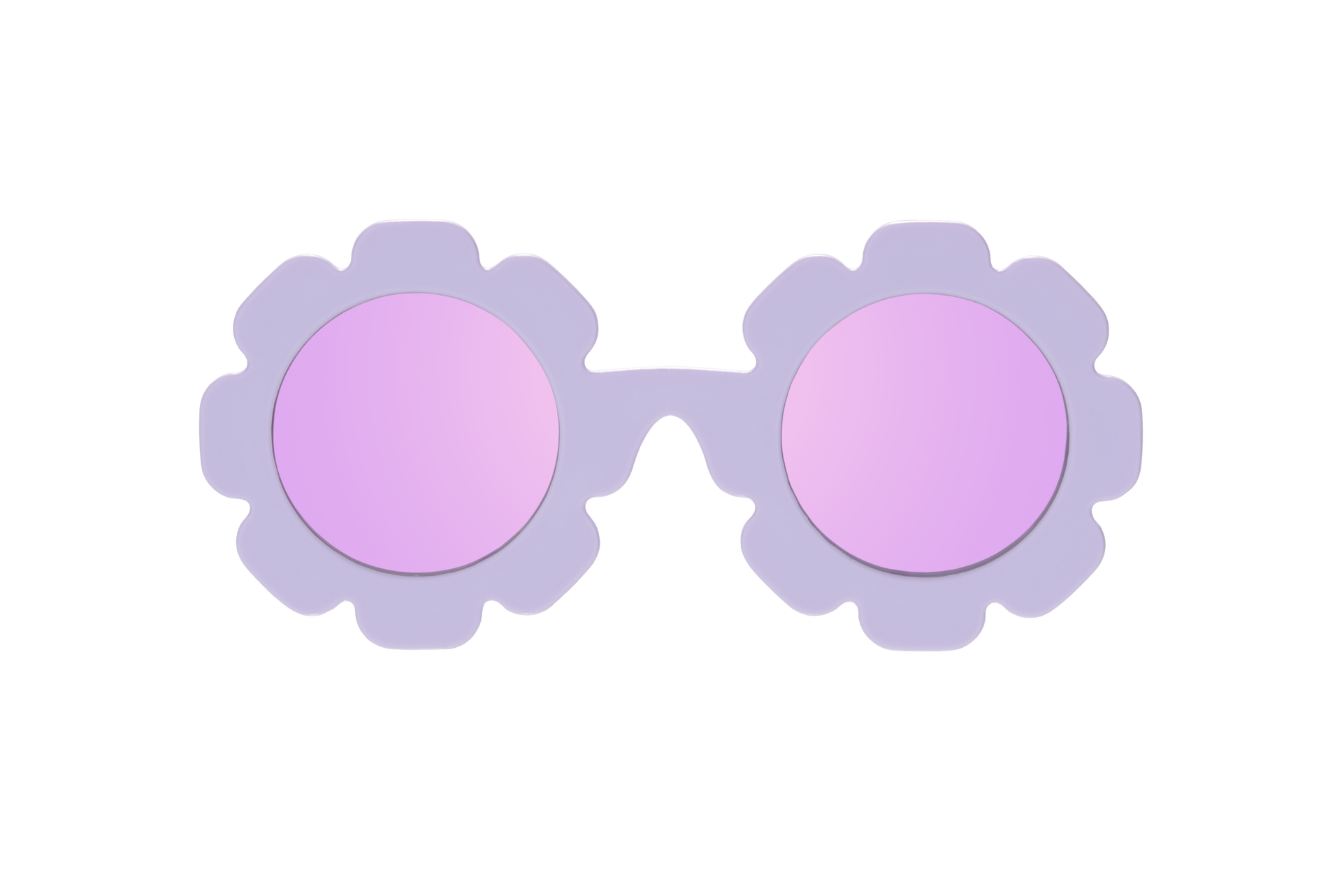 Babiators - Iris Polarized Flower Sunglasses with Mirrored Lens: Ages 6+ Peachy Keen