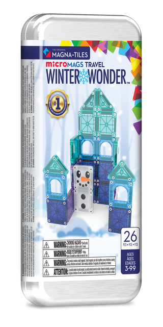 Magna-Tiles - Magna-Tiles Winter Wonder 26-Piece Travel Set