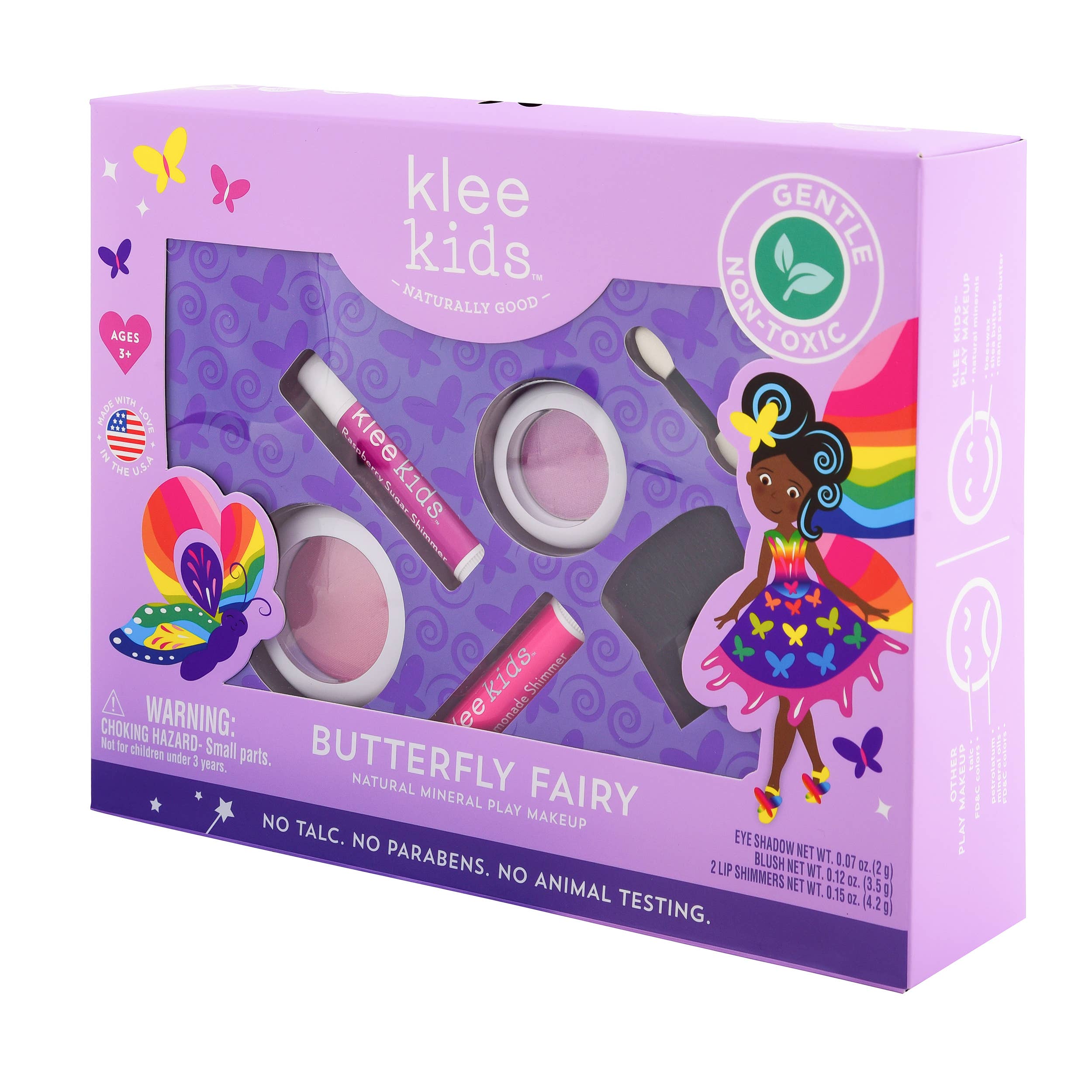 Image of Butterfly Fairy - Klee Kids Natural Play Makeup 4-PC Kit