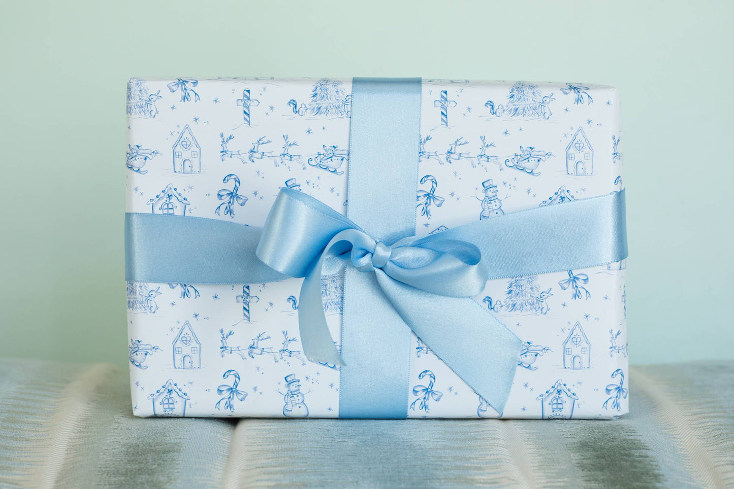 Pearly Gates Designs - Winter Wonderland Toile Wrapping Paper