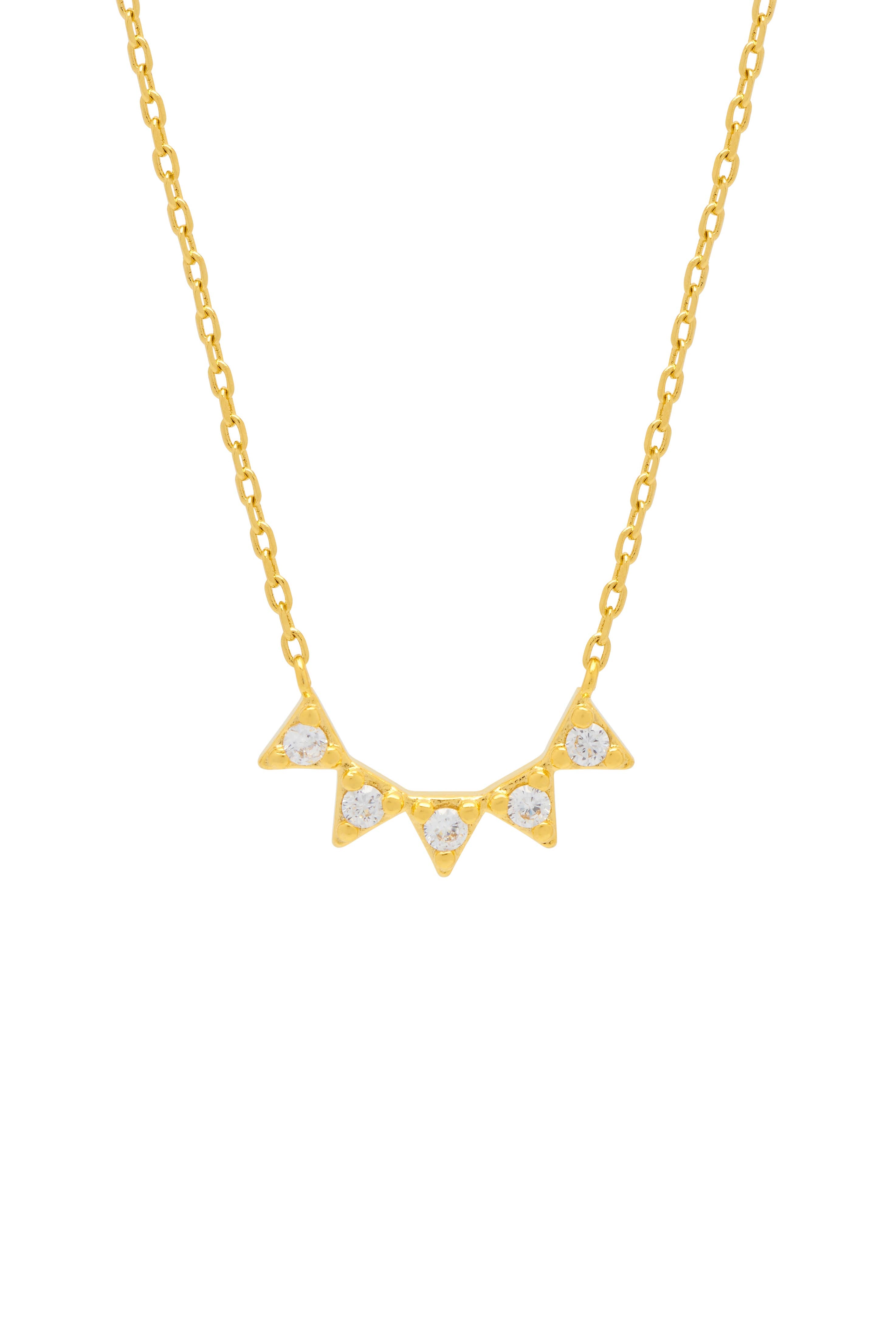 Estella Bartlett CZ Bunting Necklace