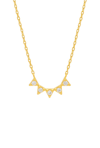 Estella Bartlett CZ Bunting Necklace