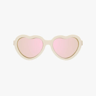 Babiators - Polarized Heart Sunglasses: Ages 0-2 / Frosted Pink