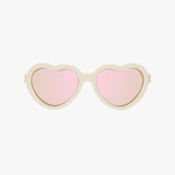 Babiators - Polarized Heart Sunglasses: Ages 3-5 / Frosted Pink