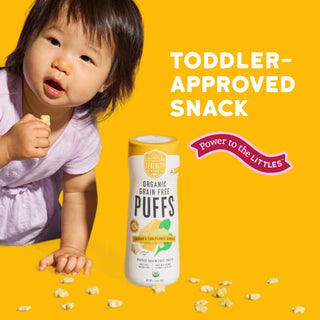 Serenity Kids Cheddar & Cauliflower Spinach Organic Grain Free Puffs