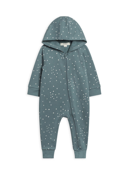 Colored Organics - Greer Fleece Hooded Zipper Romper