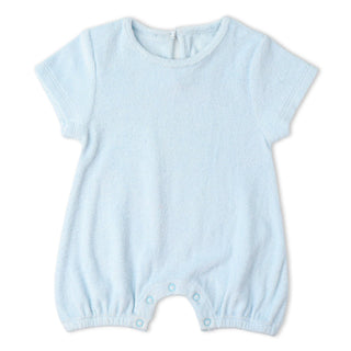 Makemake Organics - Organic Short Romper - Light Blue