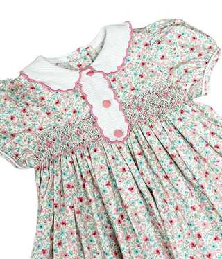 Marco and Lizzy -  AnnaLynn Smocked Girls Dress
