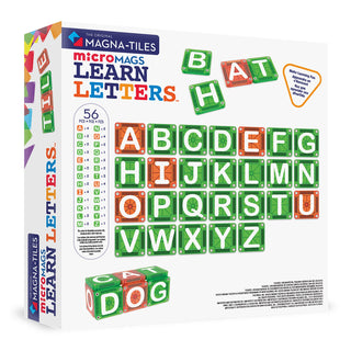 Magna-Tiles - MicroMAGS LEARN Letters™ 56 Piece Set