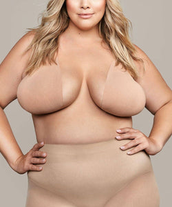 Image of NOOD - Game Changer | Lift & Shape Adhesive Hemp Bra: No 5 Soft Tan / 3