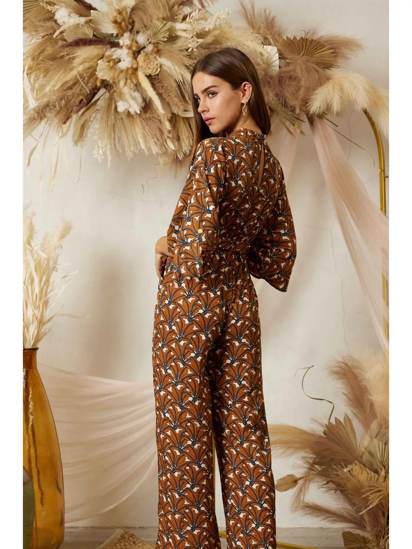 Image of Printed Jumpsuit
