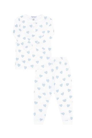 Nellapima - Blue Heart Print Pajama