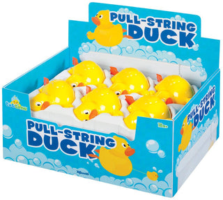 Toysmith - Tub Time - Pull-String Duck, Swimming Duck Bath/Pool Toy