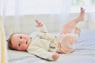 Viverano Organics - Animal Safari Embroidered Baby Cardigan Sweater (Organic)