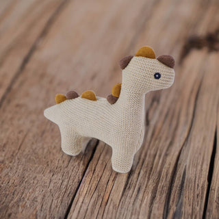 Dino Knit Stuffed Animal Soft Baby Toy