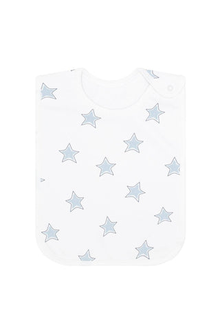 Nellapima - Blue Stars Print Feeding Bib