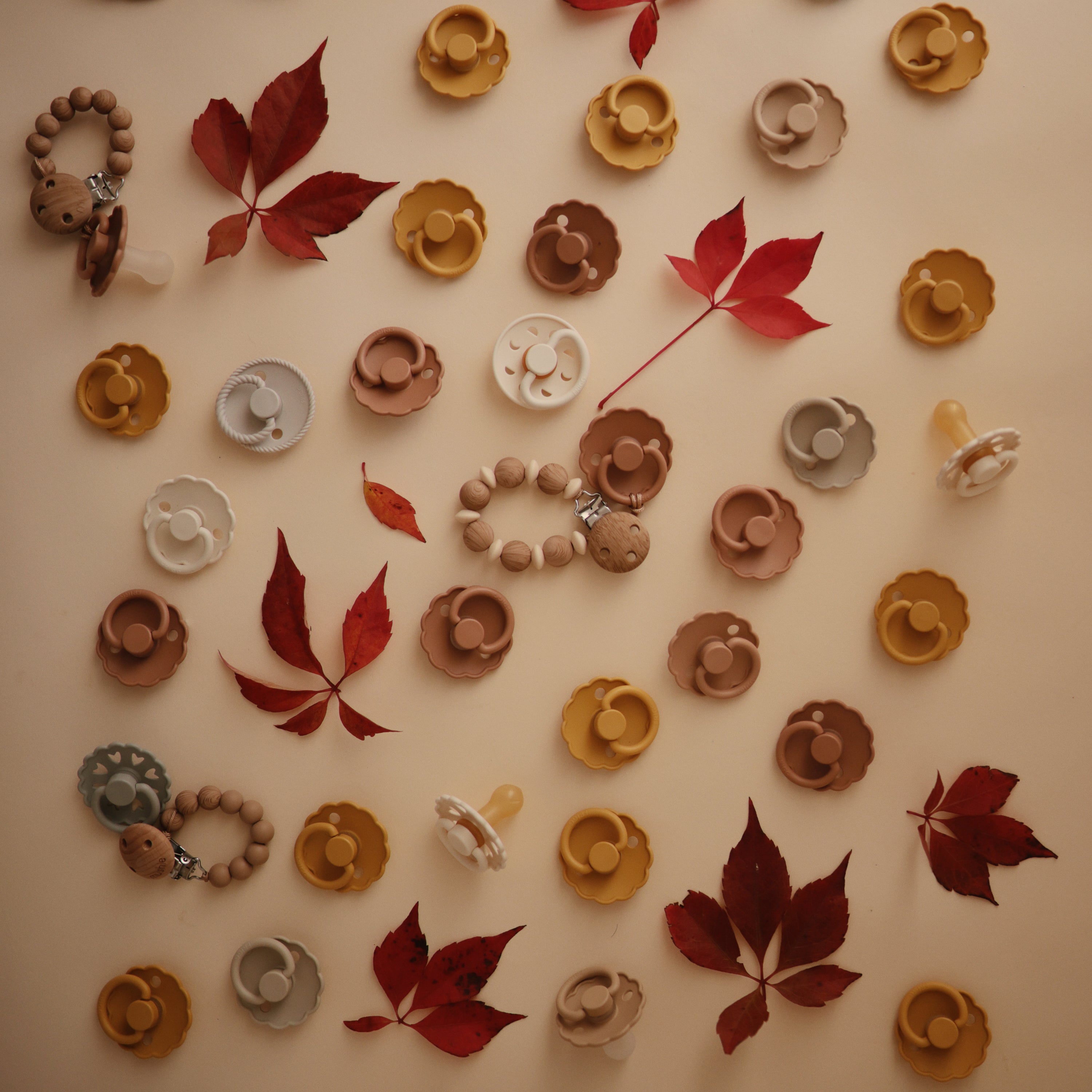 Image of FRIGG Daisy Natural Rubber Pacifier 2-Pack