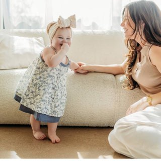 Lyla Floral Baby Dress +Bloomer