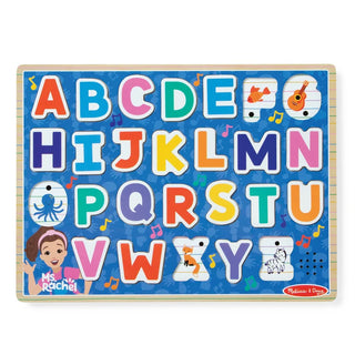 Melissa & Doug Ms. Rachel Wooden Phonics Alphabet Sound Puzzle