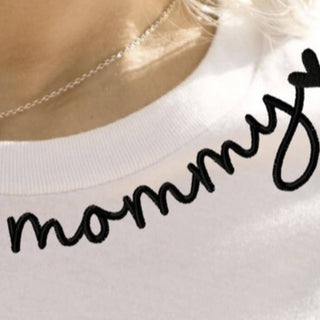 Bash - Mama Sweatshirt, Mama Collar Sweatshirt, Embroidered