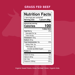 Serenity Kids Grass Fed Beef Pouch