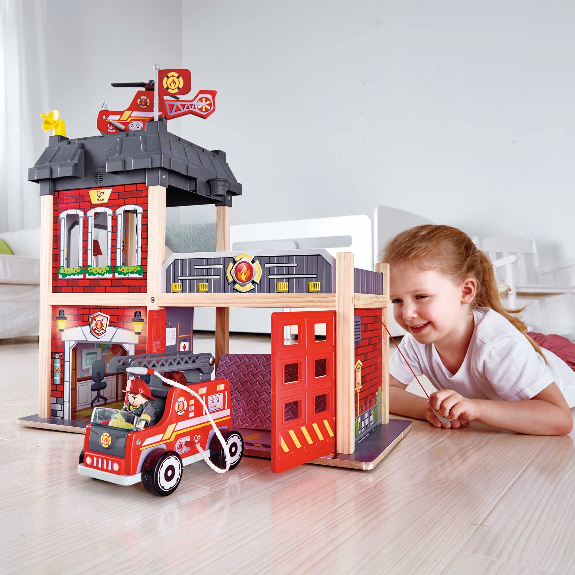 Fire Station-Wooden Playset
