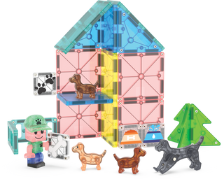 Magna-Tiles - Magna-Tiles Puppy Park 27-Piece Set