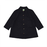 Felted Coat - Dark Navy